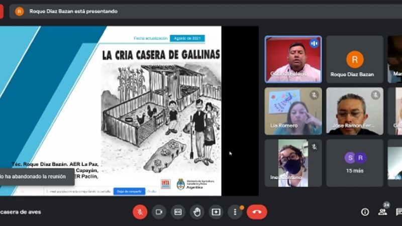 Arrancaron las capacitaciones sobre crianza casera de aves