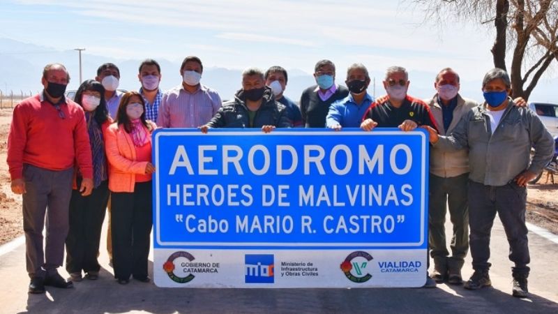 El Aeródromo de Tinogasta llevará de nombre Héroes de Malvinas