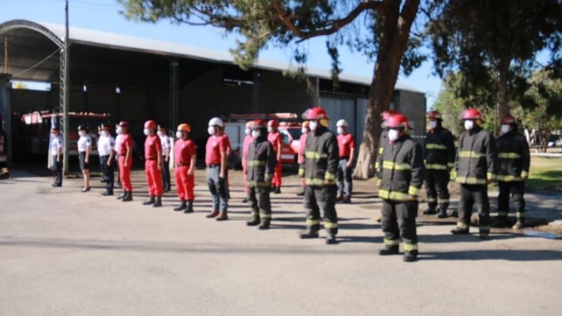 Se realizó el acto por los 80 años de la creación de Bomberos de la Provincia