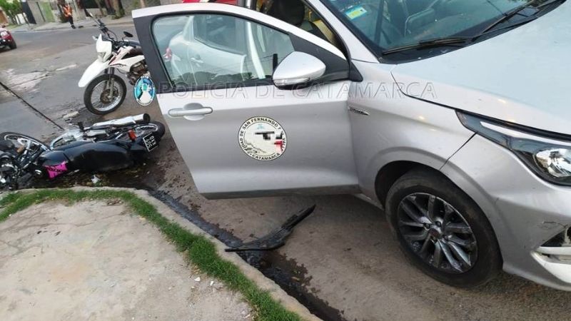 Madre e hija lesionadas en un siniestro vial