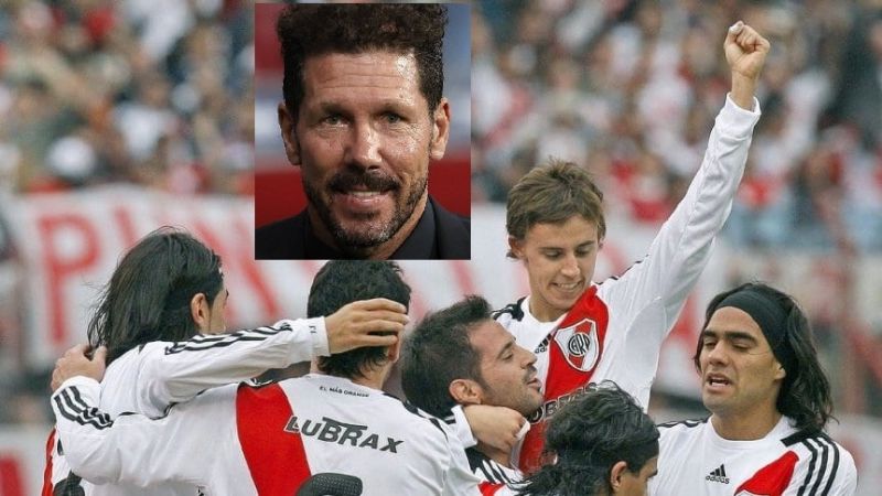 Una delantera de River fue “la mejor” del “Cholo” Simeone