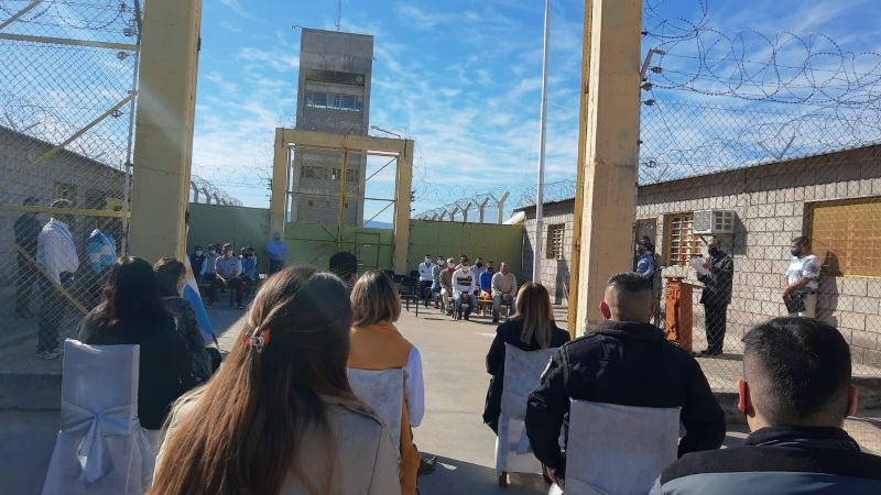 Entrega de certificaciones de formación en el Servicio Penitenciario