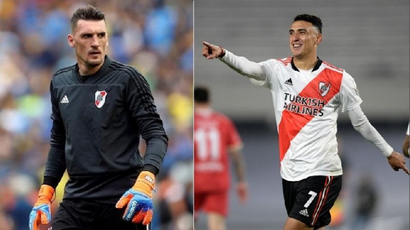 En River esperan la evolución de Armani y Matías Suárez