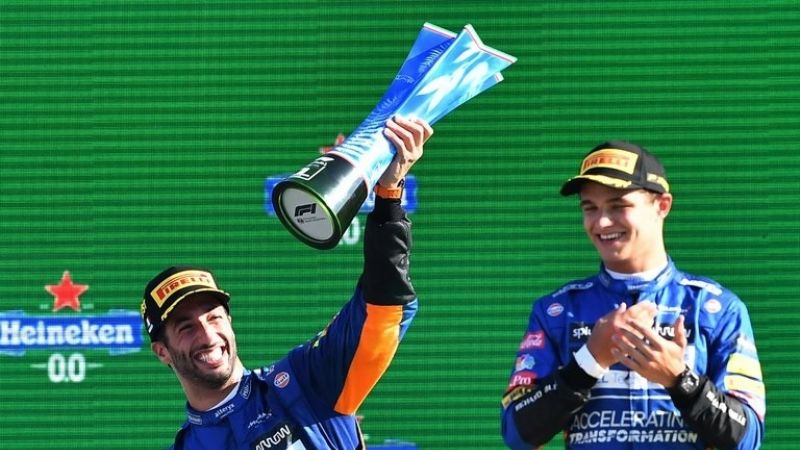 Histórico triunfo de McLaren en el GP de Italia de Fórmula 1