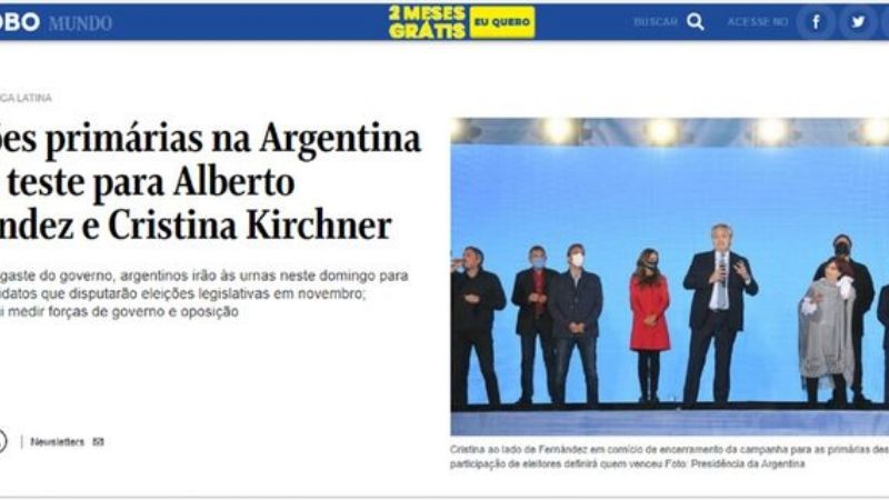 Medios del mundo reflejan la derrota del Gobierno en las PASO