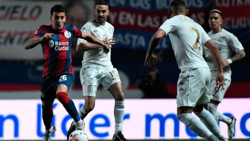 Racing rescató un punto al final, ante San Lorenzo