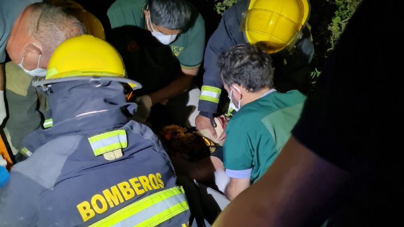Doble accidente por la caída de un árbol en Valle Viejo