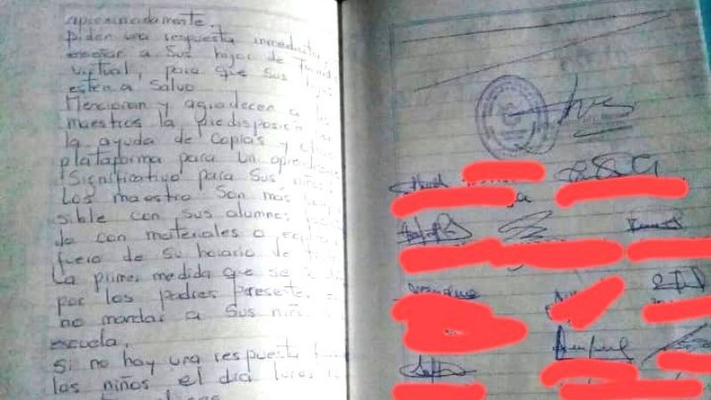 No envían sus hijos a la escuela por actitudes agresivas de la directora