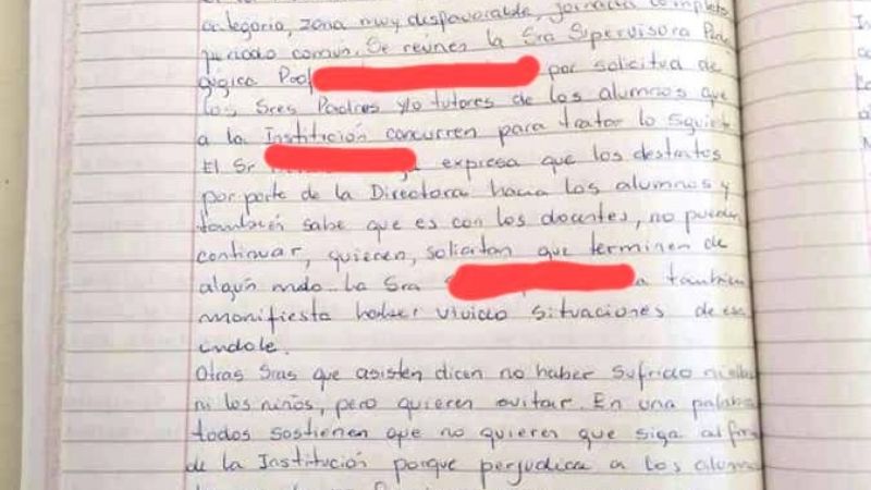 No envían sus hijos a la escuela por actitudes agresivas de la directora