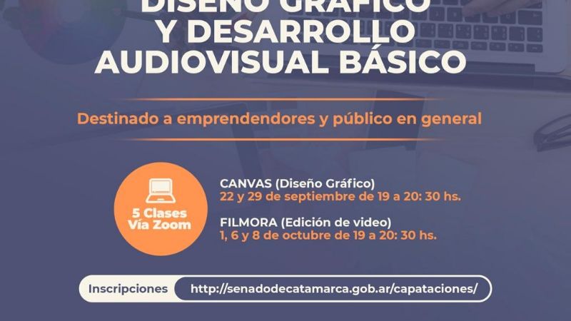 Capacitación de Diseño Gráfico y Desarrollo Audiovisual básicos