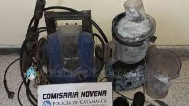 Encuentran en un descampado elementos robados