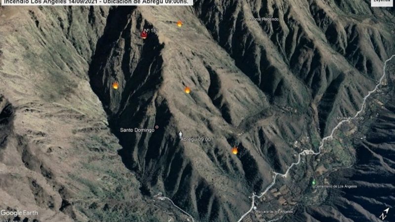 Los Angeles: parte del incendio forestal está contenido