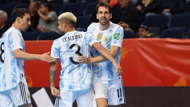 Argentina aplastó 11-0 a EE.UU. en el Mundial de Futsal