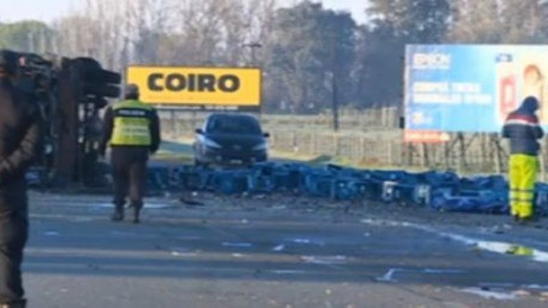 Murió un bebé de 4 meses por un triple choque en la Ruta 2