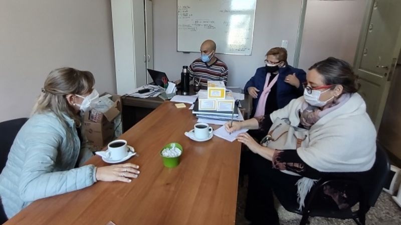 Palladino visitó Paclín