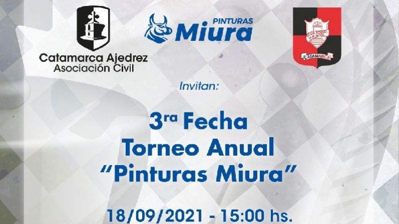 Este sábado va la 3ra. fecha del Anual de Ajedrez