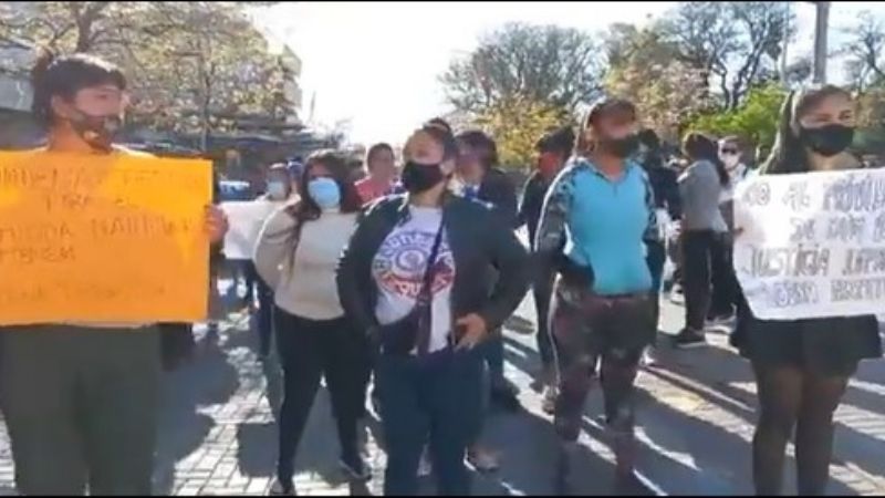 Marcha para pedir condena efectiva para Naim Vera