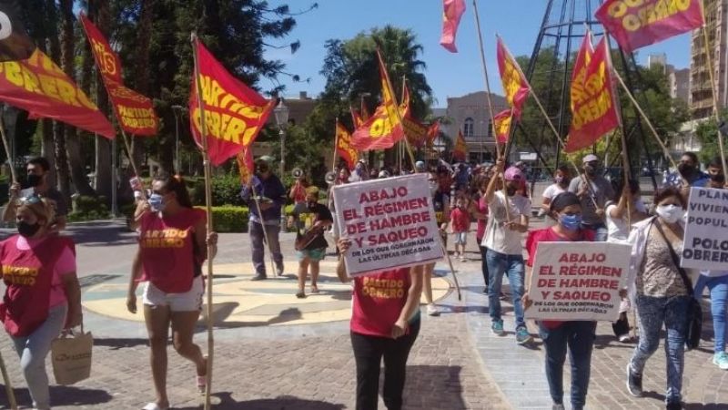 La izquierda reclama con la “Marcha de la bronca”