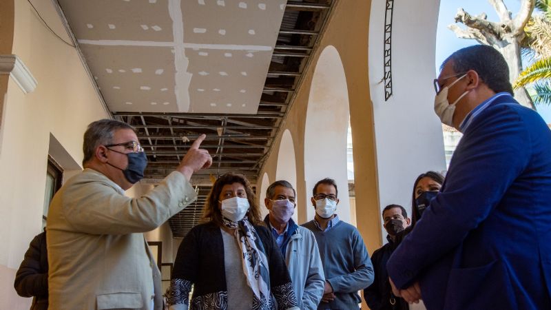 Avanzan las obras de refacción del histórico Colegio Nacional