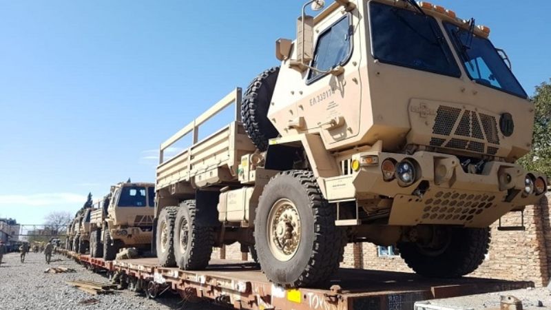 Pasarán trenes con vehículos del Ejército Argentino por la Estación Recreo