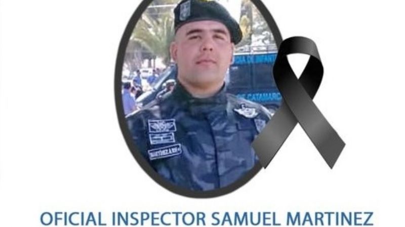 Pesar por el fallecimiento de un Oficial Inspector de la Policía