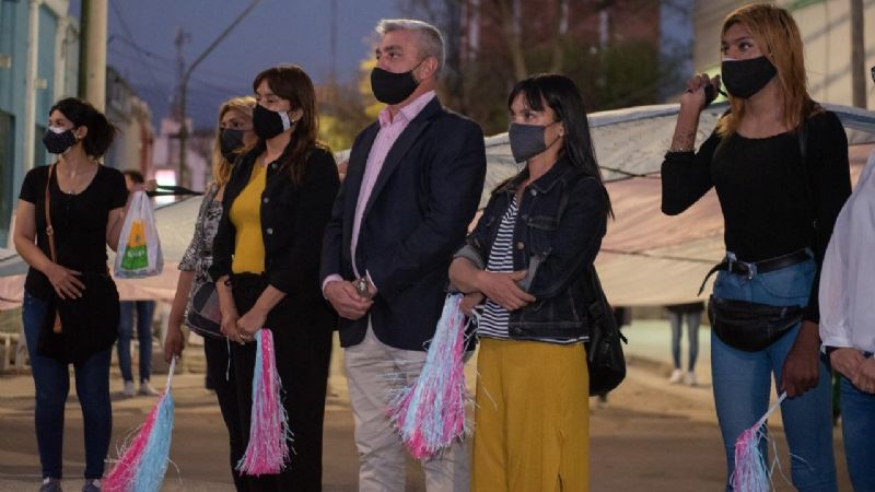 El Senado participó del Banderazo por la Memoria Trans