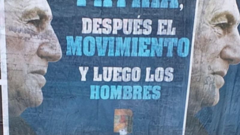 Fuerte mensaje de afiche peronista: “Déjense de joder”