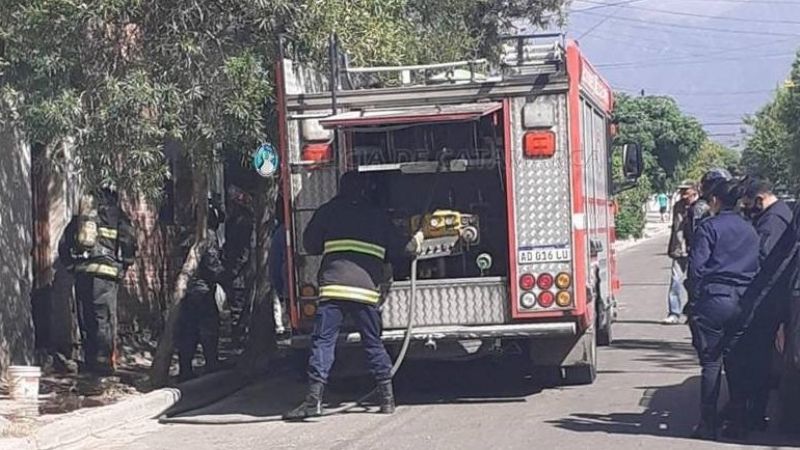 Incendio en una vivienda de la zona sur