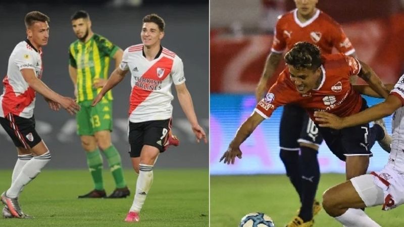 River e Independiente quieren seguir prendidos arriba