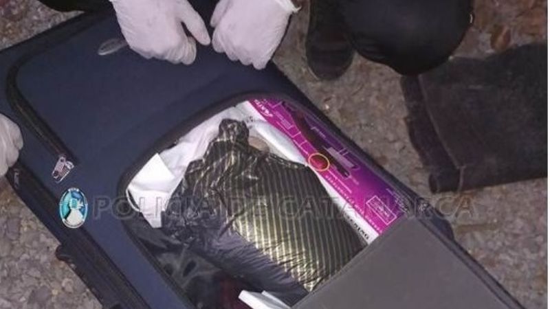 Secuestran dinero en efectivo y droga