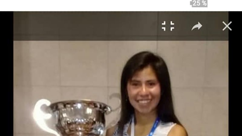 La santamariana Nadine Vilca, campeona de los 10.000 Mts. U23