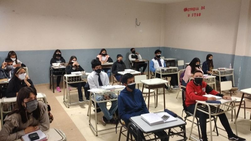 Así fue el retorno a la presencialidad plena en las escuelas secundarias