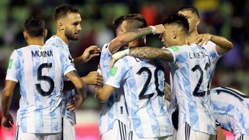 Argentina le ganó 3-1 a Venezuela, en Caracas