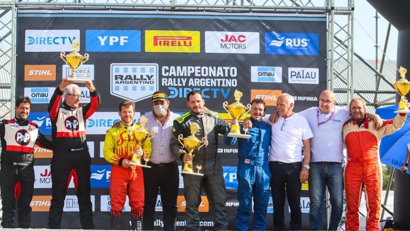 Walter D’agostini 1ro. y Prevedello 2do. en Trancas