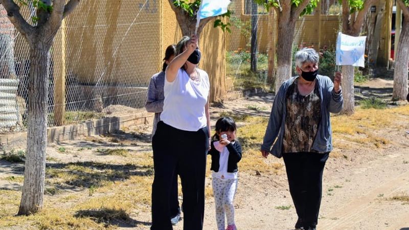 Histórica visita de la Madre del Valle a las comunidades de Chilecito