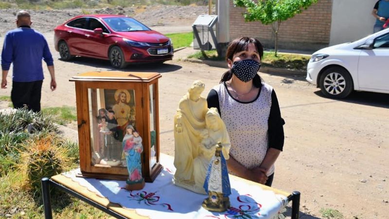 Histórica visita de la Madre del Valle a las comunidades de Chilecito