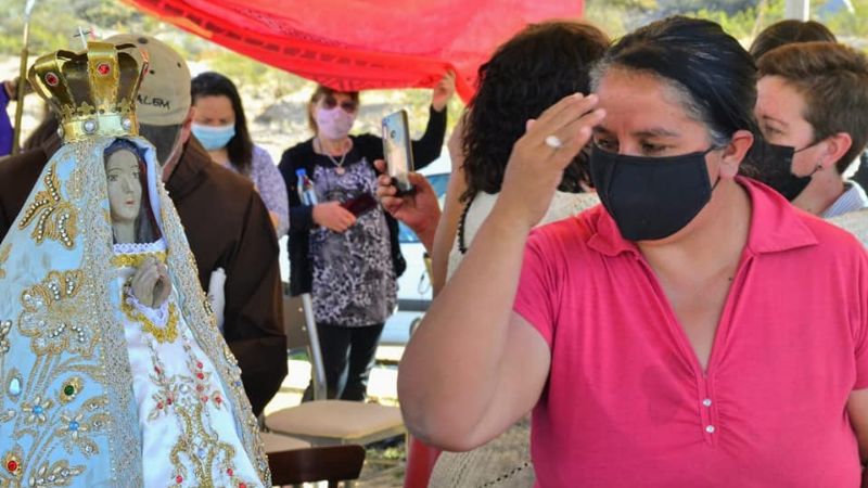 Histórica visita de la Madre del Valle a las comunidades de Chilecito