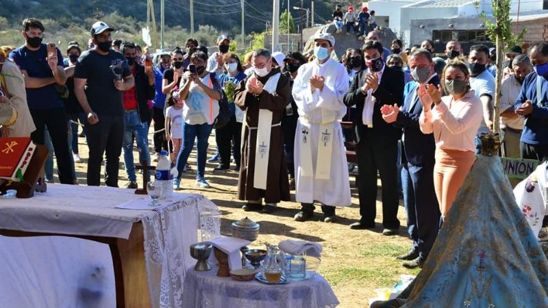 Histórica visita de la Madre del Valle a las comunidades de Chilecito