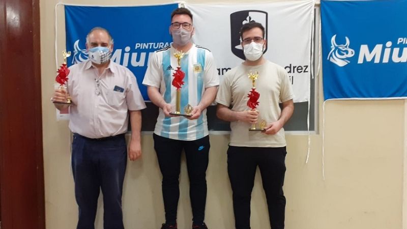 Darío Ocampo “repitió” en la 3ra. fecha del Anual de Ajedrez