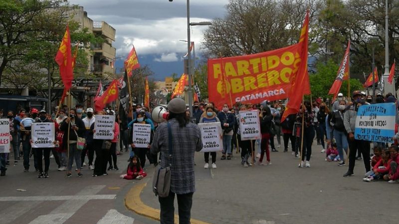 La Izquierda volvió a marchar por el ajuste