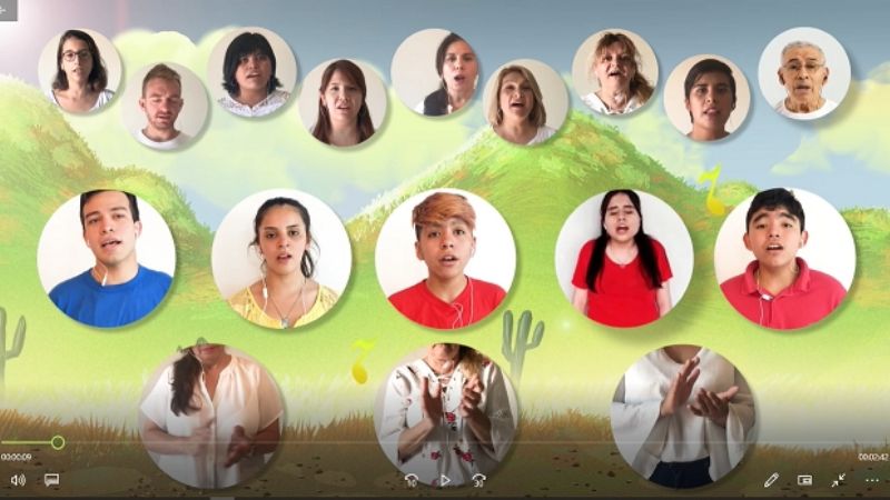 El “Tun Tun”, en versión coral