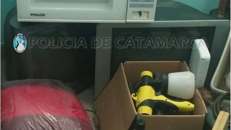 Policías recuperan varios elementos robados en Capayán