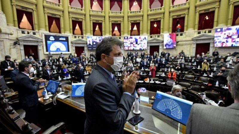 Massa quiere volver a las sesiones presenciales en Diputados