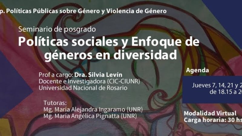 Políticas sociales y Enfoque de géneros en diversidad