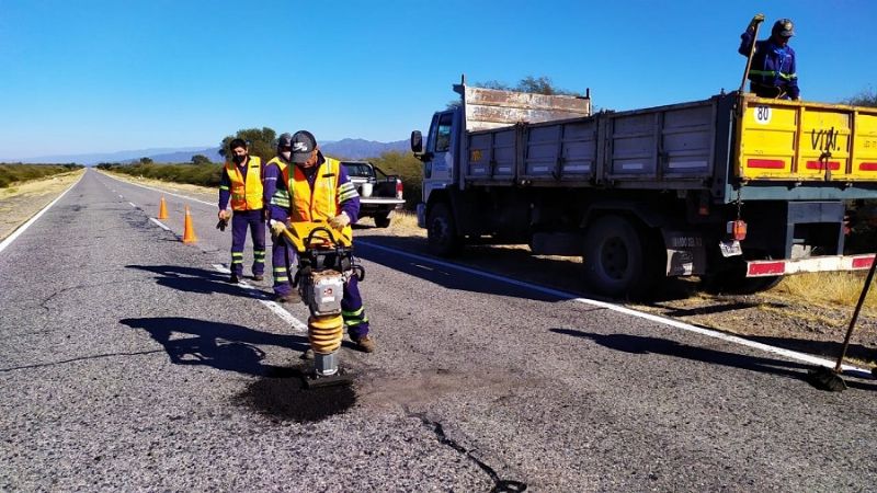 Vialidad Nacional sigue con obras en las rutas 38, 40 y 60