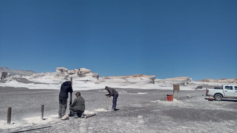 Acondicionan el Área Natural Protegida Campo de Piedra Pómez