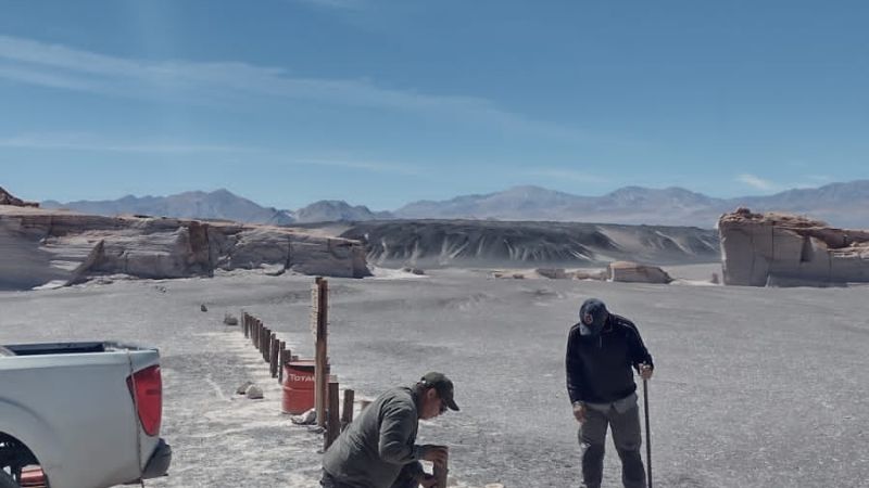 Acondicionan el Área Natural Protegida Campo de Piedra Pómez