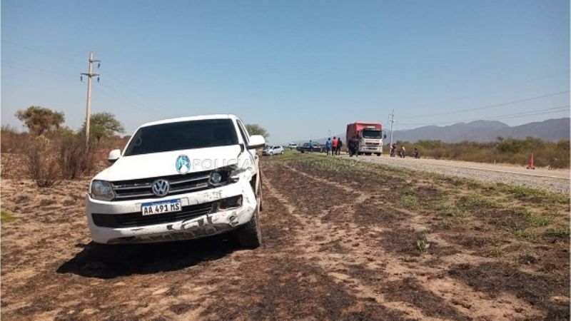 Violento choque en el ingreso a Nueva Coneta