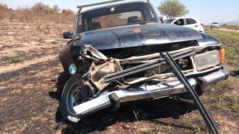 Violento choque en el ingreso a Nueva Coneta