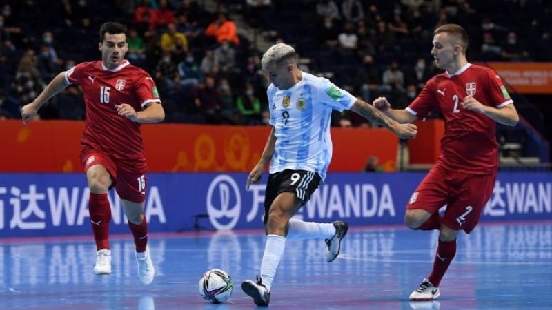Argentina ante Rusia en los 4tos. del Mundial de Futsal
